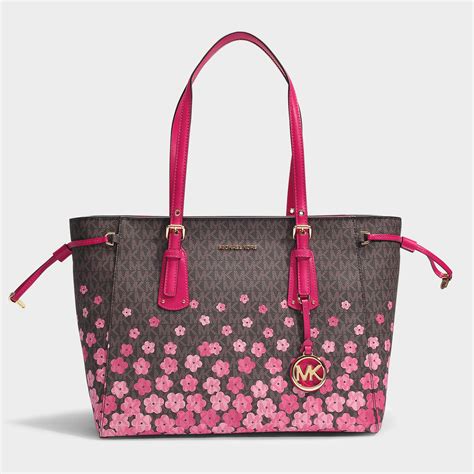 michael kors bag pink and brown|pink Michael Kors outlet.